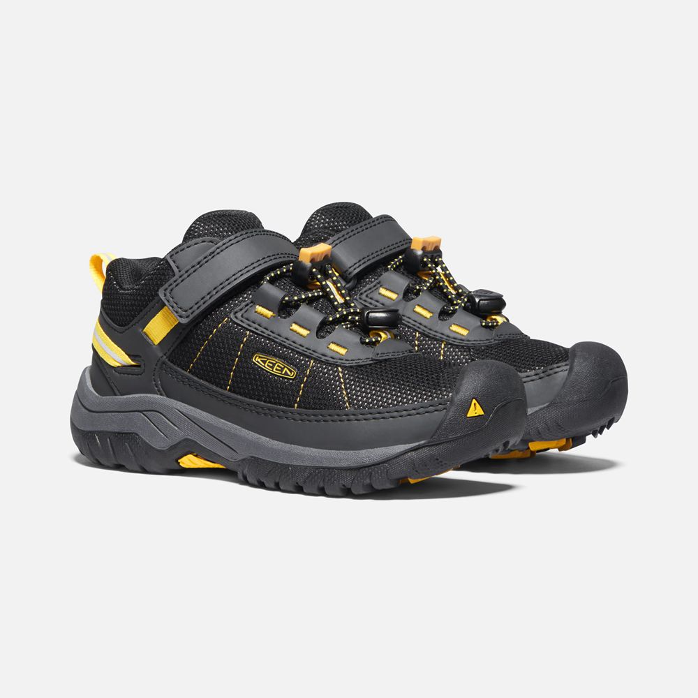 Keen Spor Ayakkabı Çocuk Siyah/Sarı - Targhee Sport Vent Shoes - Türkiye KCLJ86405